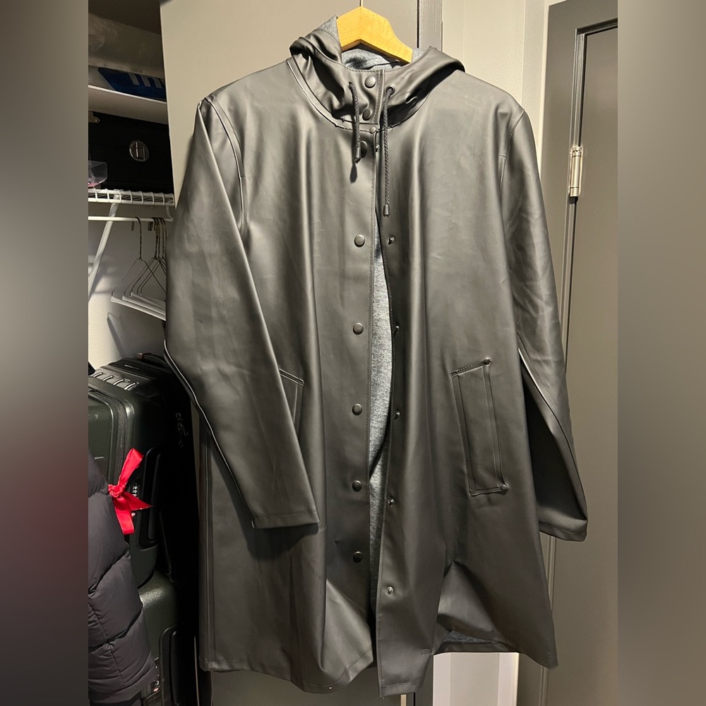 Stutterheim Stockholm Raincoat (new without tags, never worn)